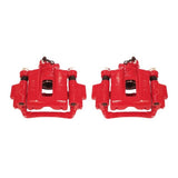 Power Stop 03-09 Toyota 4Runner Rear Red Calipers w/Brackets - Pair