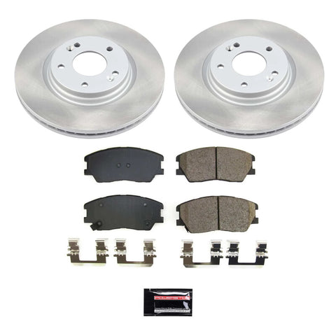 Power Stop 20-21 Kia Soul Front Semi-Coated Rotor Kit