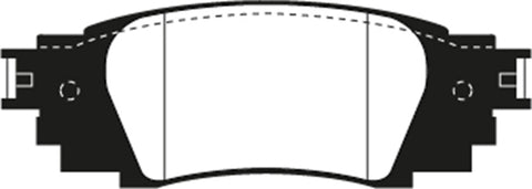 EBC 2016+ Lexus Rx350 3.5L Ultimax2 Rear Brake Pads