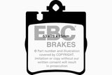 EBC 00 Mercedes-Benz CLK430 4.3 Ultimax2 Rear Brake Pads