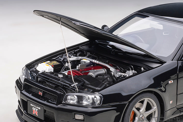 AUTOart NISSAN SKYLINE GT-R R34 V-SPEC II BLACK – High Intake