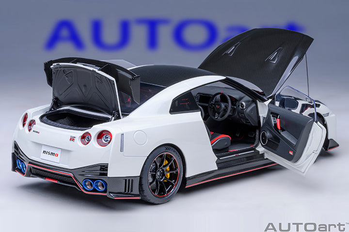AUTOart Nissan GT-R ホワイト 1/18 1/18 AUTOart Nissan Skyline GT-R GTR R34 V-Spec II (Pearl White