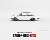 Kaido House x Mini GT 1:64 Datsun 510 Street Nismo V2- White Pre-Order