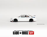 Kaido House x Mini GT 1:64 Nissan Skyline GT-R (R33) Greddy GR33 V1 – White