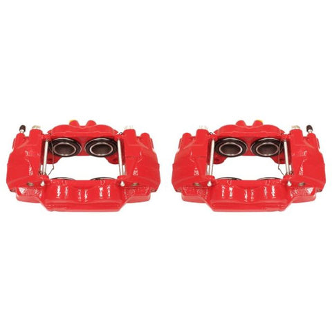 Power Stop 03-09 Toyota 4Runner Front Red Calipers w/o Brackets - Pair