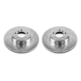 Power Stop 03-05 Land Rover Range Rover Front Evolution Drilled & Slotted Rotors - Pair