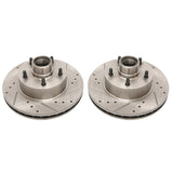 Power Stop 1990 Chevrolet Caprice Front Evolution Drilled & Slotted Rotors - Pair