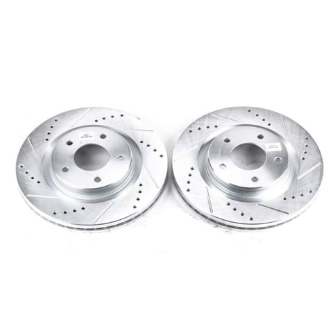 Power Stop 11-17 Nissan Juke Front Evolution Drilled & Slotted Rotors - Pair