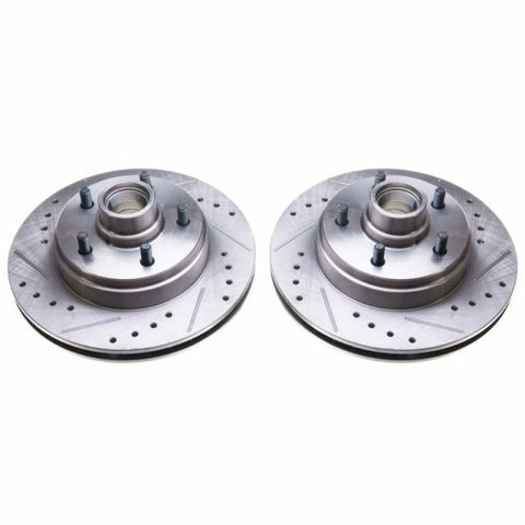 Power Stop 86-89 Buick Electra Front Evolution Drilled & Slotted Rotors - Pair