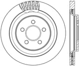 StopTech Cross Drilled Sport Brake Rotor - 2015 Ford Mustang - Rear Left