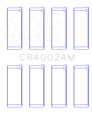 King Ford/Kia/Mazda DOHC 16 Valve/SOHC 16 Valve/SOHC 8 Valve Rod Bearing Set - Size STD
