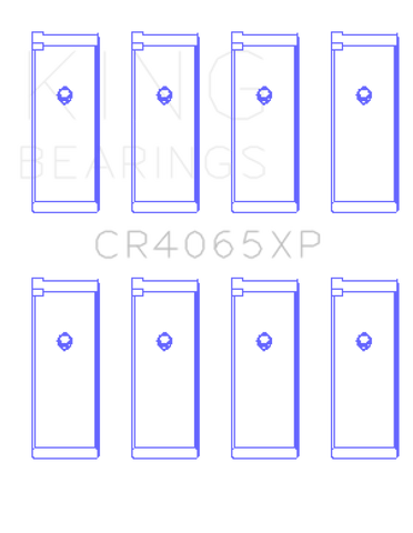 King Engine Bearings Nissan KA-24DE Performance Rod Bearing Set - Size +0.25mm