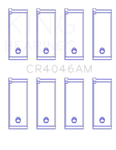 King Engine Bearings Honda D16A/D16Y/D16Z Rod Bearing Set - Size +0.25mm