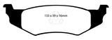 EBC 99-04 Chrysler 300M 3.5 Redstuff Rear Brake Pads