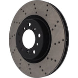 StopTech 01-06 BMW M3 Drilled Left Front CRYO Rotor