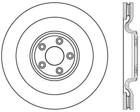 StopTech Drilled Sport Brake Rotor