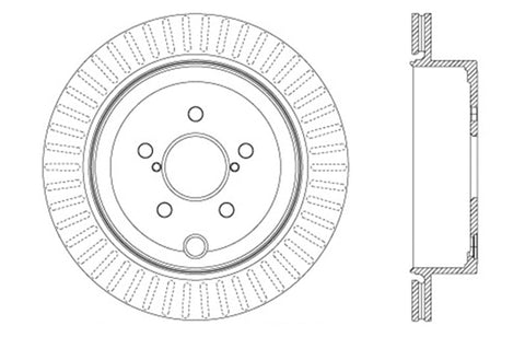 StopTech Drilled Sport Brake Rotor