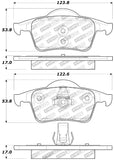 StopTech Performance 01-09 Volvo S60 / 99-00 S70 / 99-06 S80 / 99-07 V70/V70R Rear Brake Pads