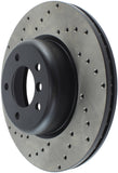 StopTech Sport Cross Drilled Brake Rotor - Rear Left