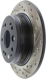 StopTech 04-08 Acura TL / 03-09 Honda Element Slotted & Drilled Left Rear Rotor
