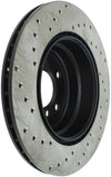 StopTech Sport Cross Drilled Brake Rotor - Rear Left