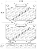 StopTech Sport Brake Pads w/Shims and Hardware - Front