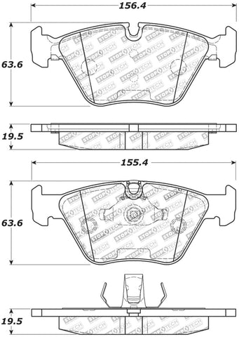 StopTech Performance 06-09 BMW M3/Z4 (E86/E89) Front Brake Pads