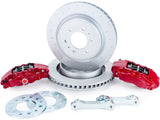 Alcon 10-14/17-18 Raptor/09-17 F150 360x32 Rotors 4-Piston Rear Brake Kit w/o Elect Park Brake - Red
