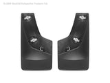 WeatherTech 07-13 Chevrolet Silverado No Drill Mudflaps - Black
