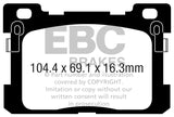 EBC 2017+ Genesis G90 5.0L Greenstuff Rear Brake Pads