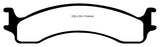 EBC 00-02 Dodge Ram 2500 Pick-up 5.2 2WD Yellowstuff Front Brake Pads