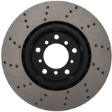 StopTech 01-06 BMW M3 Drilled Left Front CRYO Rotor