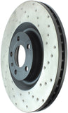 StopTech 04-09 Audi S4 Drilled Left Front Rotor