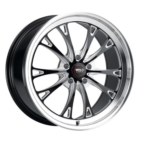 Weld Belmont Beadlock 17x5 / 5x114.3 BP / ET21 BS2.15 Gloss Black MIL DIA 78.1