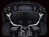 AWE 2024 Ford Mustang Dark Horse S650 RWD Track Edition Cat-Back Exhaust w/ Quad Diamond Black Tips