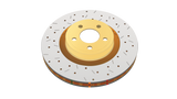 DBA 93-98 Toyota Supra (Non-Turbo Model 2JZGE) Rear Cross Drilled/Slotted 4000 XS Series Rotor