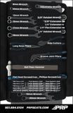 PRP 35pc Can-Am Roll Up Tool bag Tool kit - Black