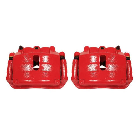 Power Stop 2009 Ford F-150 Front Red Calipers w/Brackets - Pair