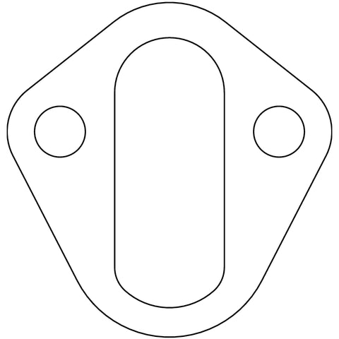 Cometic Ford Flathead V8 8BA/8CM .031in Fiber Fuel Pump Mount Gasket - 1948-1953