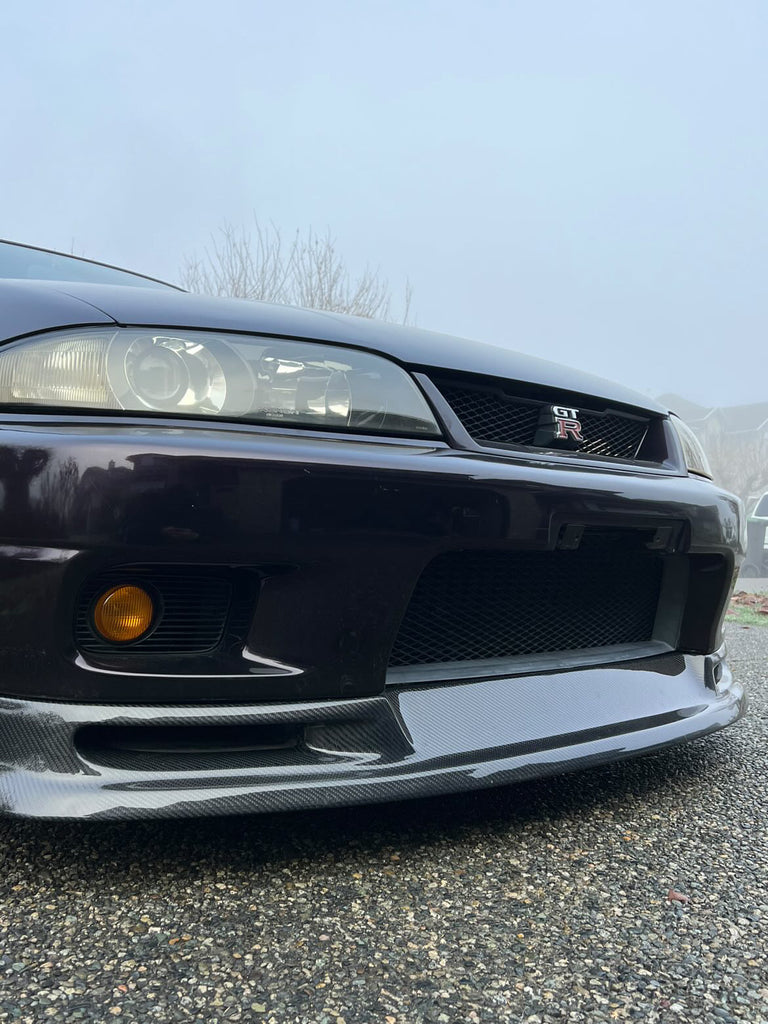 Car Shop F1 Type 2 Twill Weave Front Lip Nissan Skyline R33 GT-R – High ...