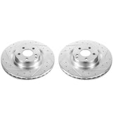 Power Stop 09-14 Mercedes-Benz CL550 Front Evolution Drilled & Slotted Rotors - Pair