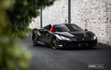 Vossen x Novitec NF10 22x12in - 5x114.3 BP - ET33 - Gloss Black Ferrari 488 / F8 Rear Wheel