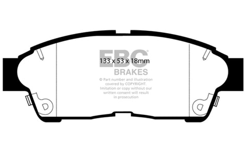EBC 96-2000 Toyota Rav4 2.0L Ultimax2 Front Brake Pads