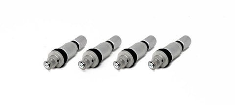 Torque Solution Billet TPMS Valve Stem Kit (Silver) 2008+ Subaru Legacy Impreza WRX / STi