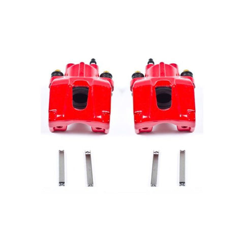 Power Stop 06-10 Jeep Commander Rear Red Calipers w/o Brackets - Pair