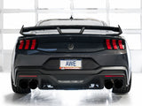 AWE 2024 Ford Mustang Dark Horse S650 RWD Track Edition Cat-Back Exhaust w/ Quad Diamond Black Tips