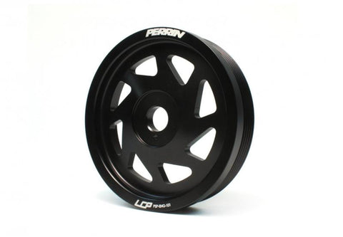 PERRIN 15-18 Subaru WRX / 13-20 BRZ / 14-18 FXT / 13-16 Crosstrek Lightened Crank Pulley - Black