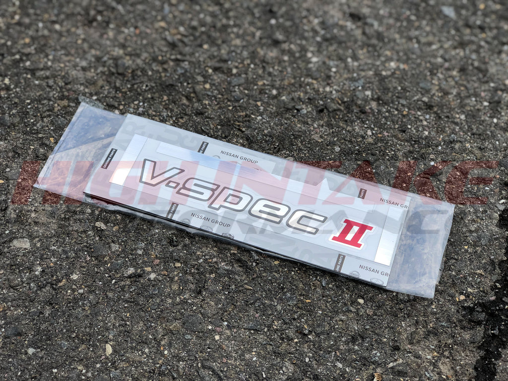 Nissan OEM R34 GT-R BNR34 V-Spec II Emblem – High Intake Performance