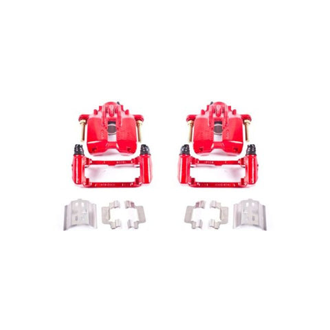 Power Stop 04-05 Cadillac XLR Rear Red Calipers w/Brackets - Pair