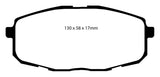 EBC 09-12 Hyundai Elantra 2.0 Touring Ultimax2 Front Brake Pads
